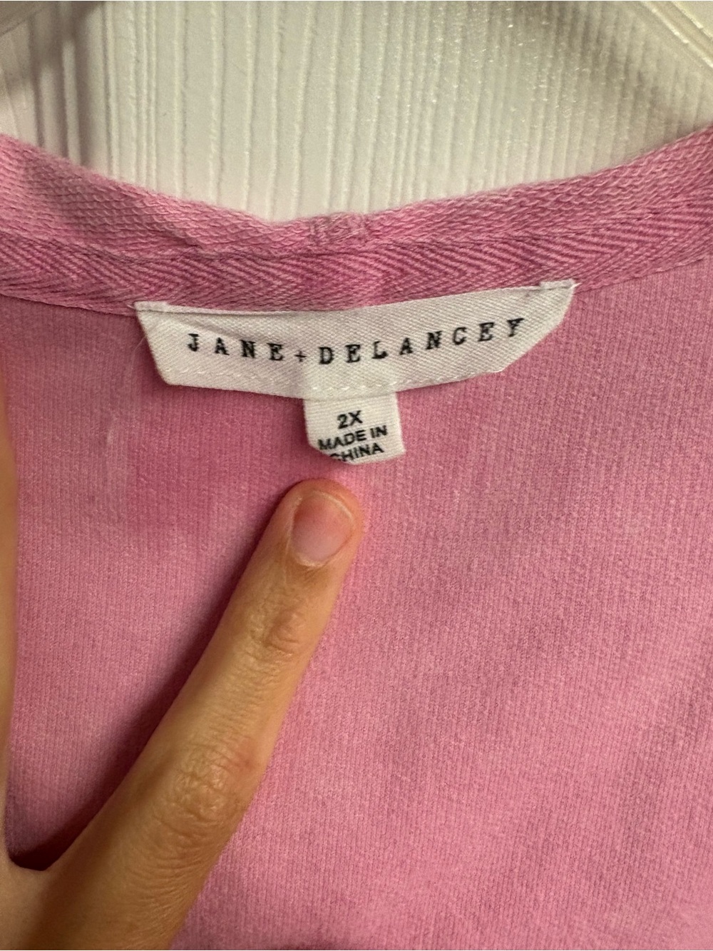Jane + Delancey Acid-Washed Cotton Blend V-Neck Hooded Short Sleeve Top 2XL - Picture 2 of 4